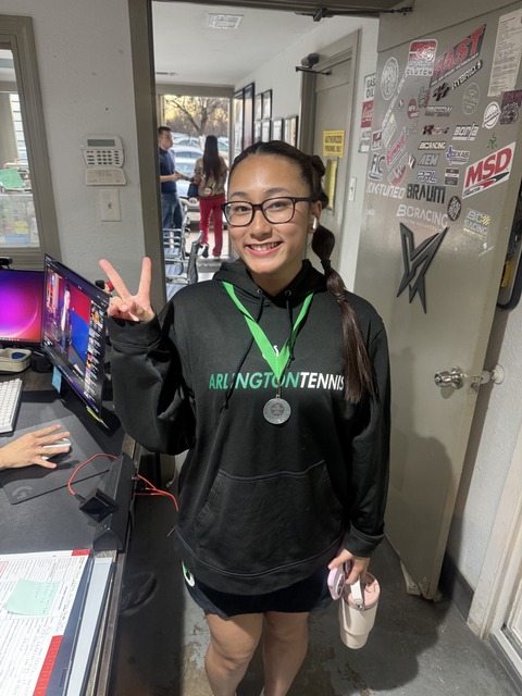 Arlington Tennis Medal Winner